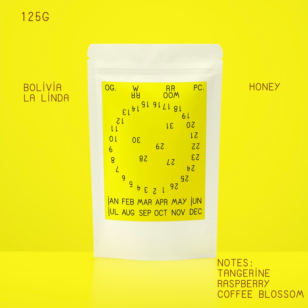 Wonderroom Holiday Series - เมล็ดกาแฟคั่วอ่อน Bolivia La Linda Java Honey (60hr Ferment) (Light Roast)
