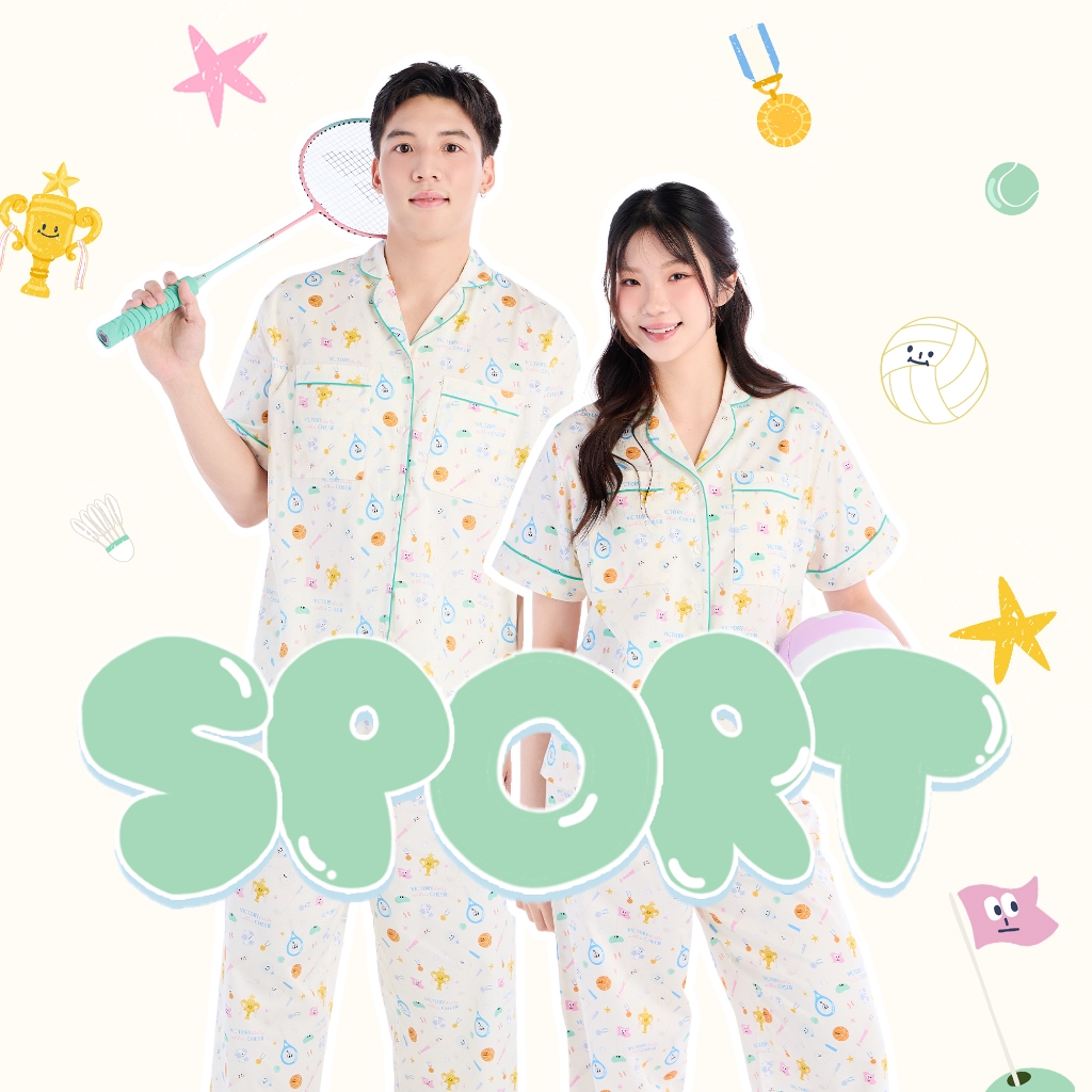 [Limited Edition] ชุดนอน sliptosleep - Sport Set