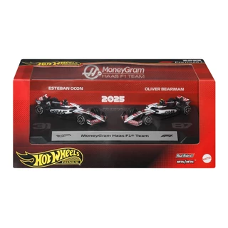 Hot Wheels Premium Formula 1 2-Pack ฮอตวีลส์ พรีเมียม ฟอร์มูลาวัน กล่องคู่ คละแบบ JMM89 (956A) TH