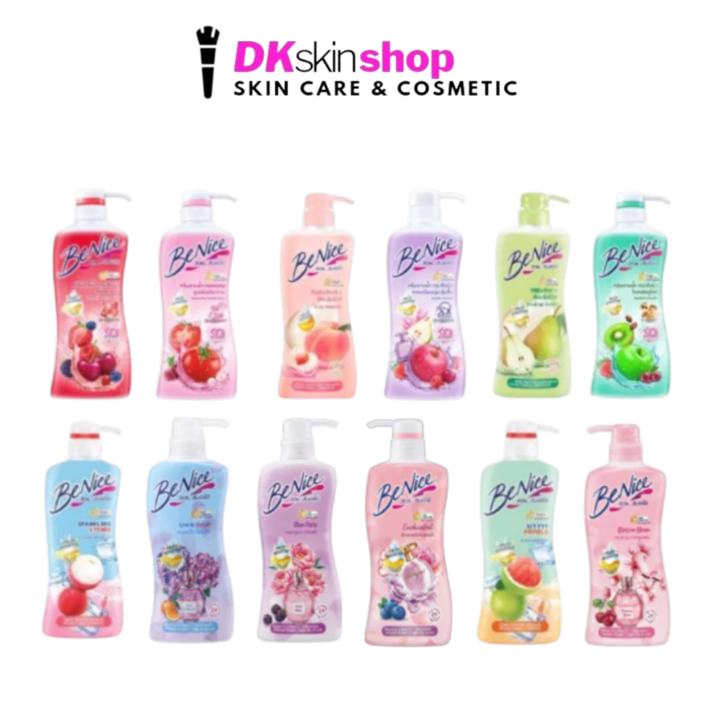 บีไนซ์ ครีมอาบน้ำ (มีให้เลือก 12 กลิ่น) / Benice Shower Cream (ขวดปั๊ม 400ml.)