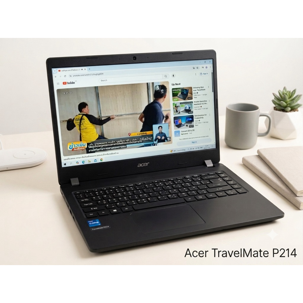 โน๊ตบุค Acer TravelMate P214 (i7gen10)