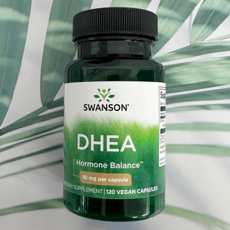(Swanson®) DHEA 10 mg 120 Vegan Capsules ดีเอชอีเอ ดีไฮโดรเอพิแอนโดรสเตอร์โรน