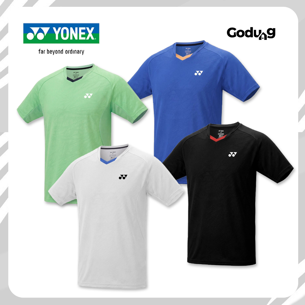 YONEX เสื้อแบดมินตัน รุ่น ACTIVE 35 Anti Bacteria (ของแท้ 100%) ป้องกันแบคทีเรีย ใส่สบาย ไม่คัน เนื้อผ้าดี ระบายอากาศ