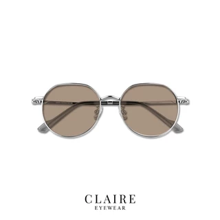 CLAIRE (แว่นสายตาสั้น) รุ่น "Mochi" แว่นกรองแสงสีฟ้า กันแดดUV ออกแดดเปลี่ยน "ชา" | Glasses