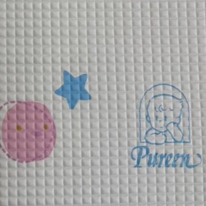 Pureen เพียวรีนผ้ายางธรรมชาติ 100% แบบปุ่มลมปูรองนอน ผืนใหญ่ (กว้าง x ยาว) 60 x 90 เซนติเมตร
