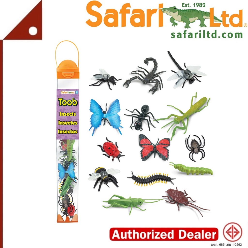 Safari Ltd. : SFR695304 โมเดลแมลง Insects TOOB®