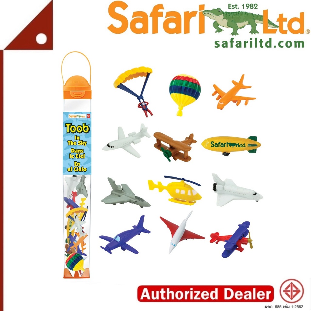 Safari Ltd. : SFR699404 โมเดลเครื่องบิน Toob - In the Sky TOOB®