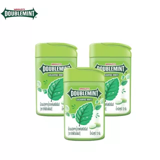 Doublemint Mint Spearmint ดับเบิลมินต์ มินต์ เม็ดอม ปราศจากน้ำตาล 12 ก. รวม 3 ชิ้น