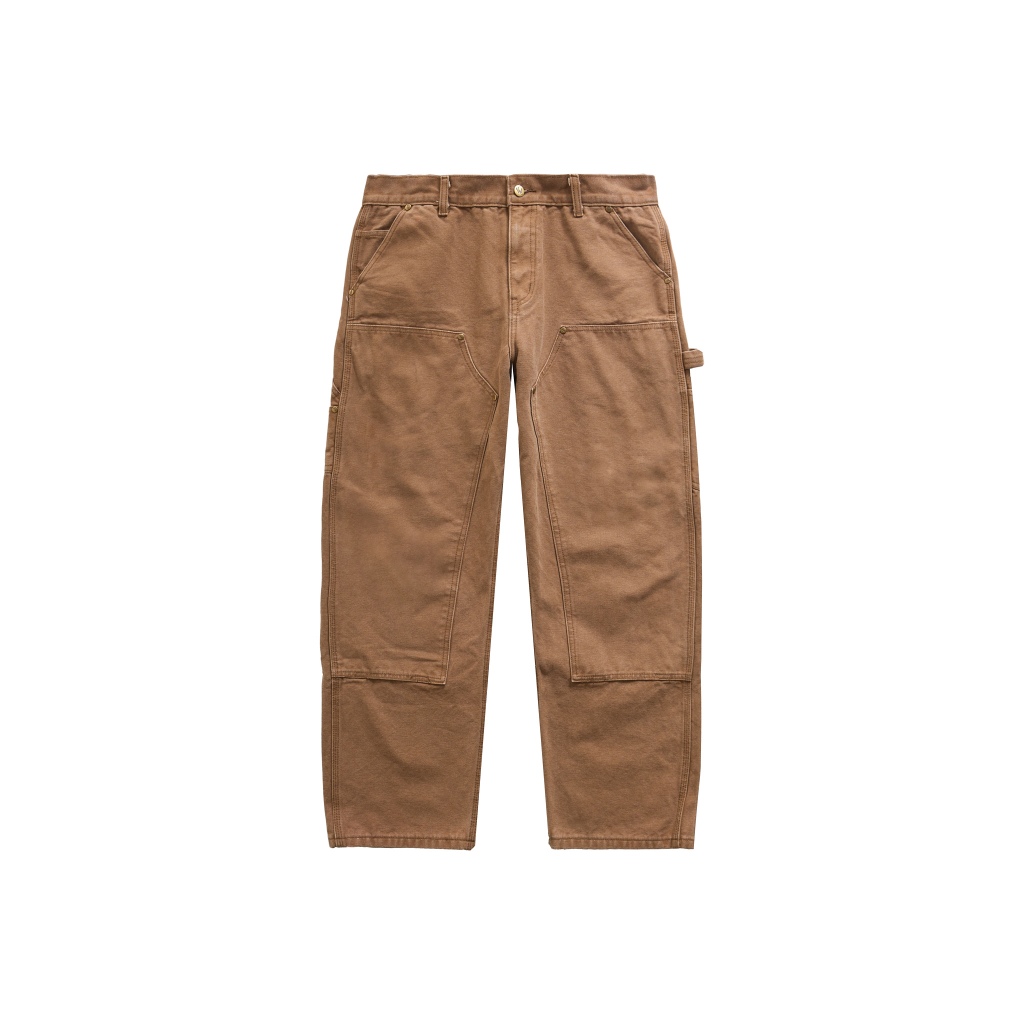 NWL x TV OFF, Double Knees Fade Brown / กางเกงน้ำตาลเฟด