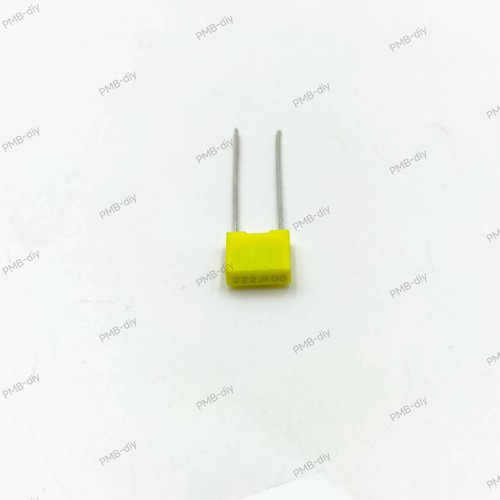 POLYESTER Film CAPACITOR 222J /100V ชุด 10 ตัว ราคาต่อชุด