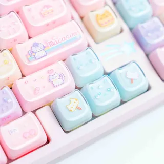 [โค้ดคุ้มลด 20%] DEKAY MYMEOW Collection JELLY Keycap คีย์แคปภาษาไทย CAT KEYCAP BIGPENGUIN BIG PENGUIN