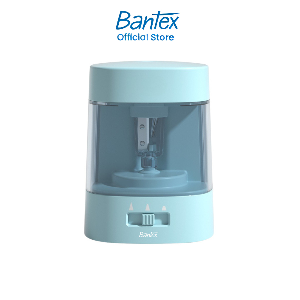 [ของแถมฟรี] Bantex กบเหลาอัตโนมัติ กบเหลาไฟฟ้า ปรับได้ 3 ระดับ ใบมีดคม เหลาลื่น Electric Sharpener
