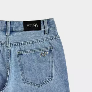 Atipashop - Easton Straight Jeans (#A059) | กางเกงยีนส์เอวต่ำ ทรงขาตรง ดีไซน์เรียบคลาสสิก