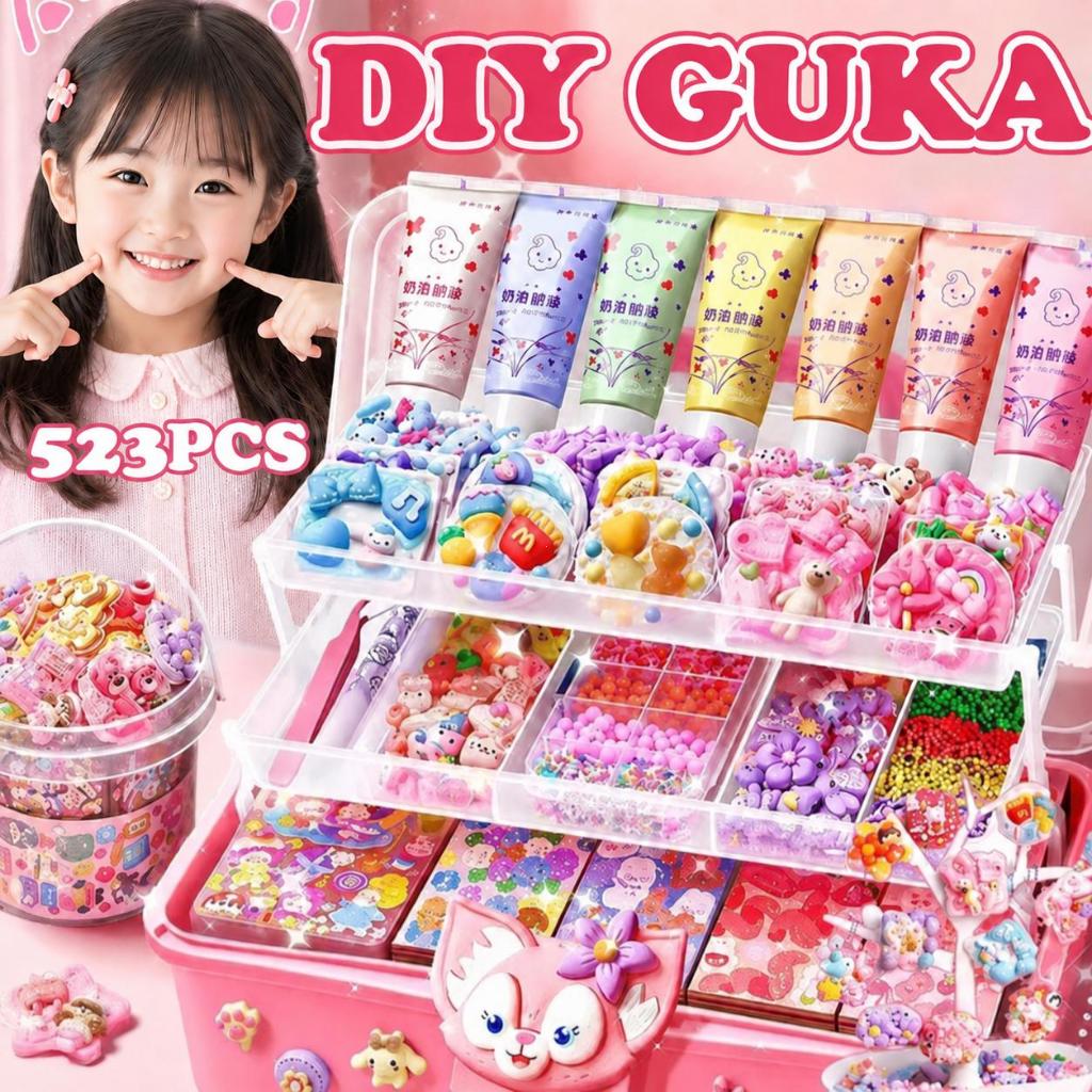 ชุดอุปกรณ์งานฝีมือ DIY, ชุดทำพวงกุญแจ, ของเล่นงานฝีมือสำหรับเด็ก, ของเล่นสำหรับเด็กผู้หญิง, เหมาะสำหรับเป็นของขวัญ