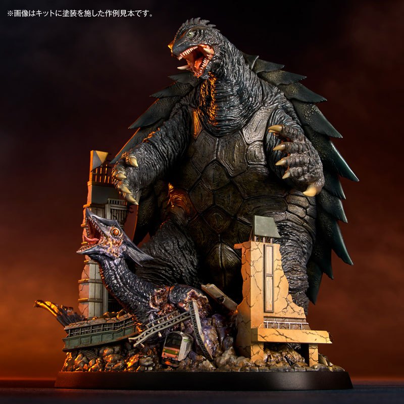 (🔴Rel.10/2026 ปิดรับ 20/08/2026) ARTPLA SCULPTURE WORKS Gamera (1999) Re: Imagination Plastic Model