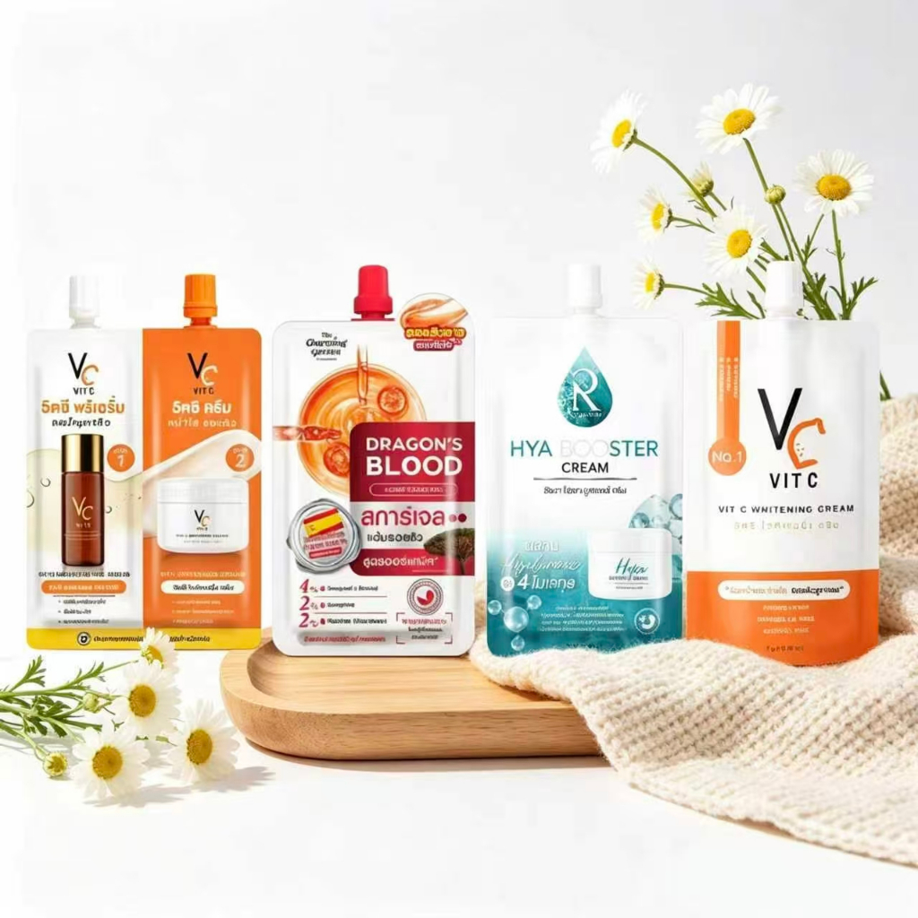 VC cream Vit C Whitening Cream รัชชา RATCHA วิตซี ไวท์เทนนิ่ง เจลบำรุงผิวหน้า Dragon's Blood Acne Scar ครีม 7 กรัม