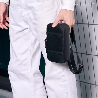 AGENTLE HALF MCR - Lightweight กระเป๋าสะพายข้างกึ่งคาดอก ทรงกล่อง แบน เรียบคลีน(น้ำหนักเบา สบายไหล่)