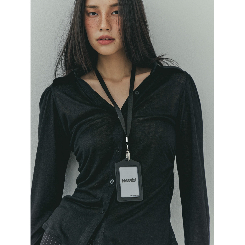 whatweartodayy Basic Shirt | เสื้อเชิ้ตแขนยาว ผ้าซีทรู (พร้อมส่ง)