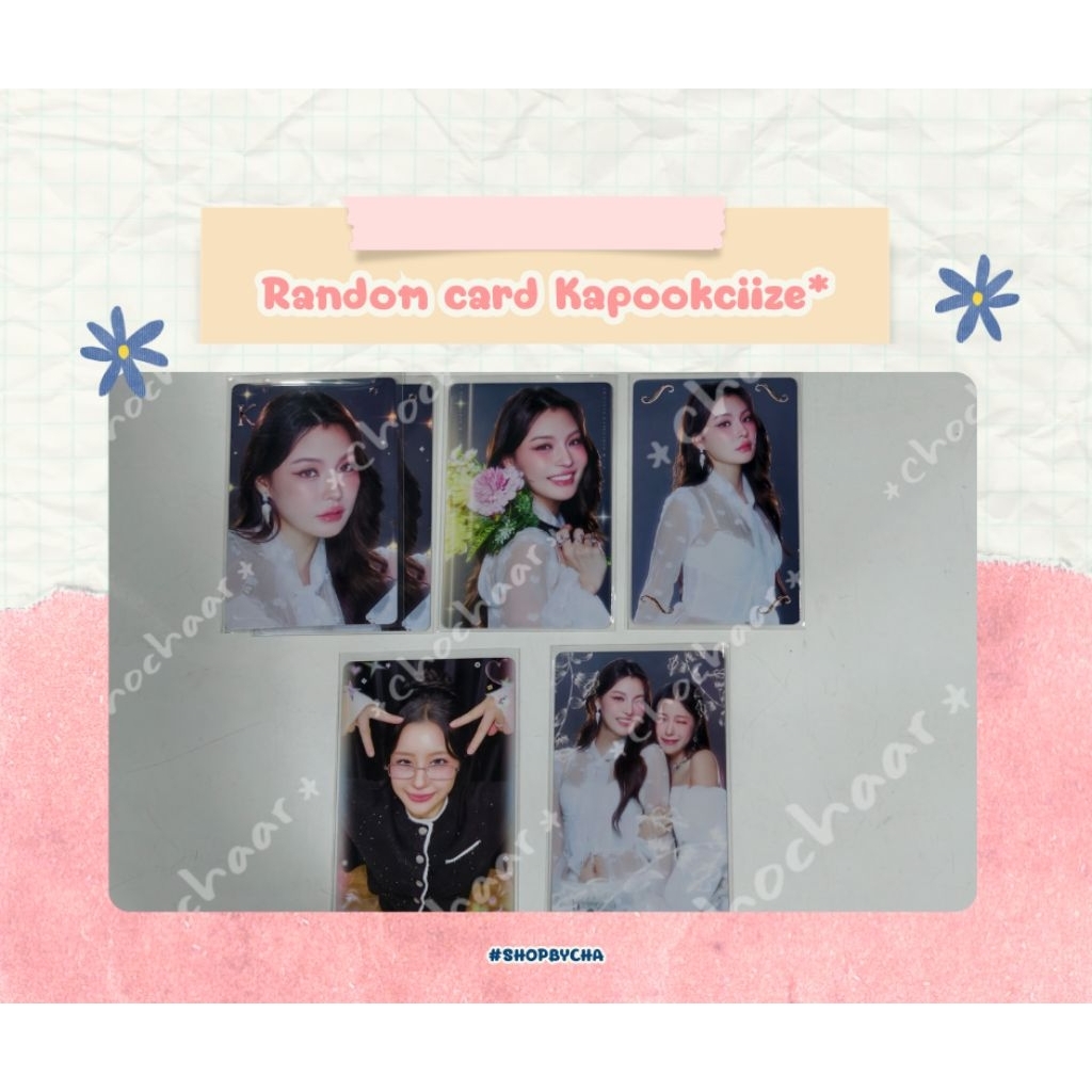 {พร้อมส่ง} Random card Kapookciizee | กระปุกไซซี