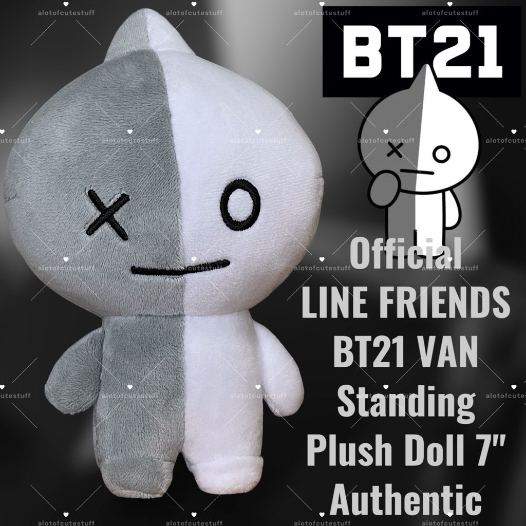 [ของแท้/Official] ตุ๊กตา BT21 VAN Standing Plush Doll (Official LINE FRIENDS BT21 VAN Standing Plush