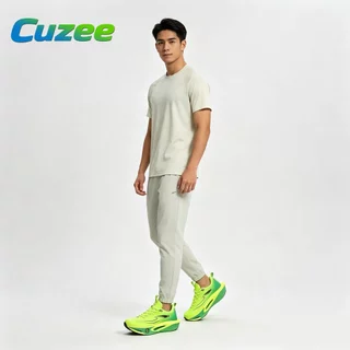 Cuzee สินค้ามาใหม่ รองเท้าผ้าใบวิ่งสำหรับผู้ชายและผู้หญิง รองเท้าเดินกลางแจ้ง กันกระแทก กันลื่น