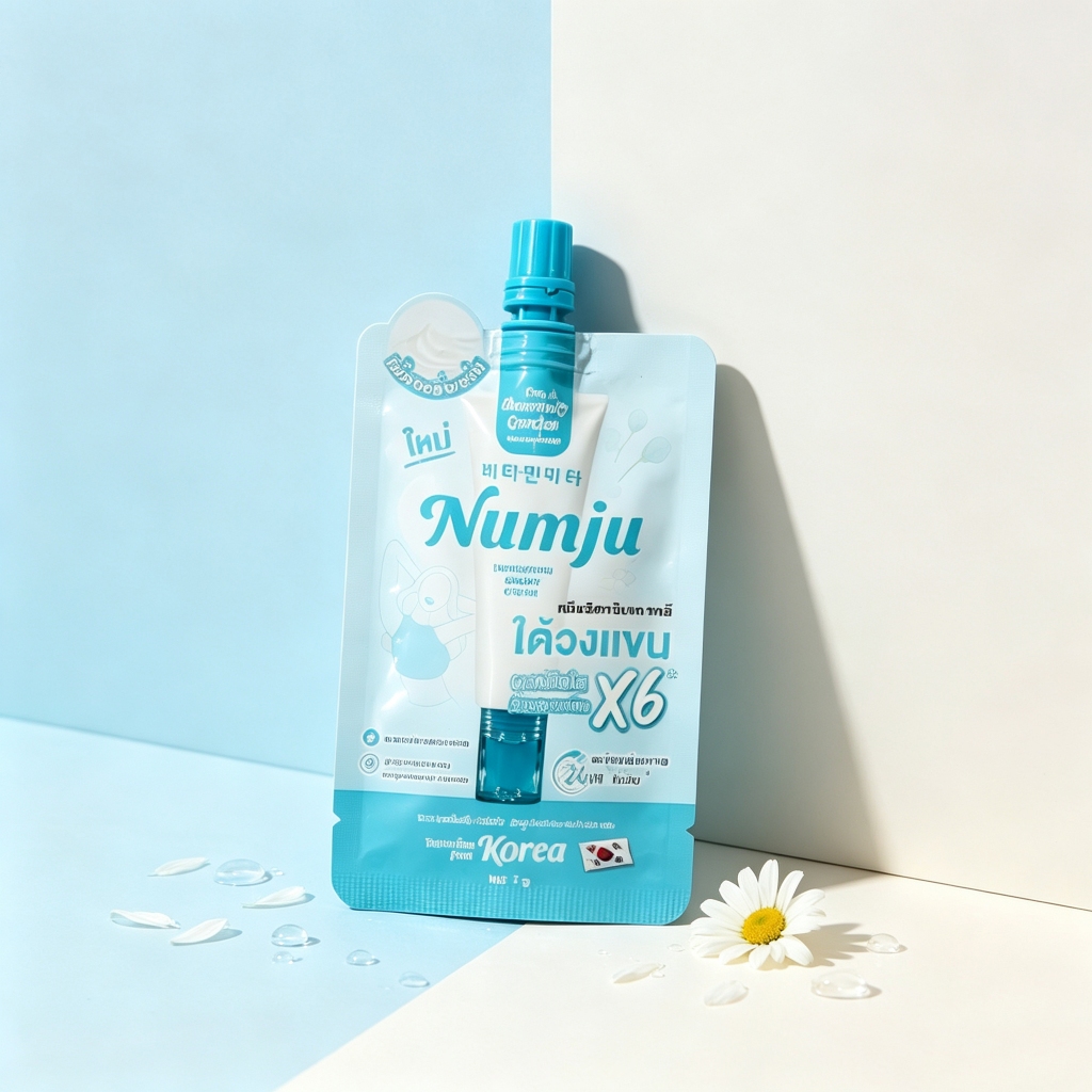 （1ซอง) Numju ครีมทาบำรุงรักแร้ Underarm Bright Cream 7g นัมจู ดูแลผิวรักแร้ให้กระจ่างใส ด้วยสูตร จากเกาหลี