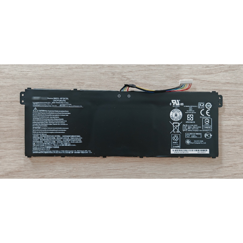 แบตเตอรี่ AP20CBL For Acer Aspire 5 A515-46 A515-45 Aspire 3 15 N23C3 Swift 3 SF314-43 Chromebook 315 512