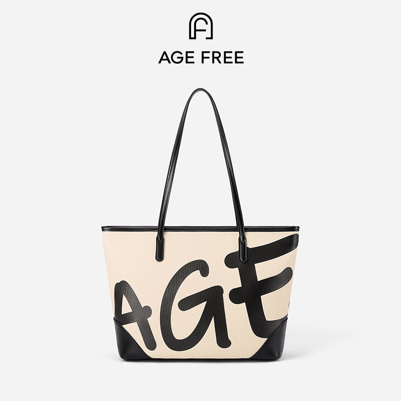 AGE FREE Mello bag กระเป๋าโท้ทขนาดใหญ่ กระเป๋าผู้หญิงทรงคลาส