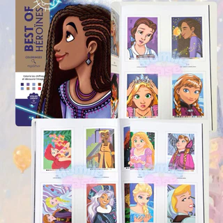 อัพเดทลายใหม่พร้อมส่ง✅ สมุดระบายสีตามตัวเลข ดิสนีย์ Disney mystery colouring book