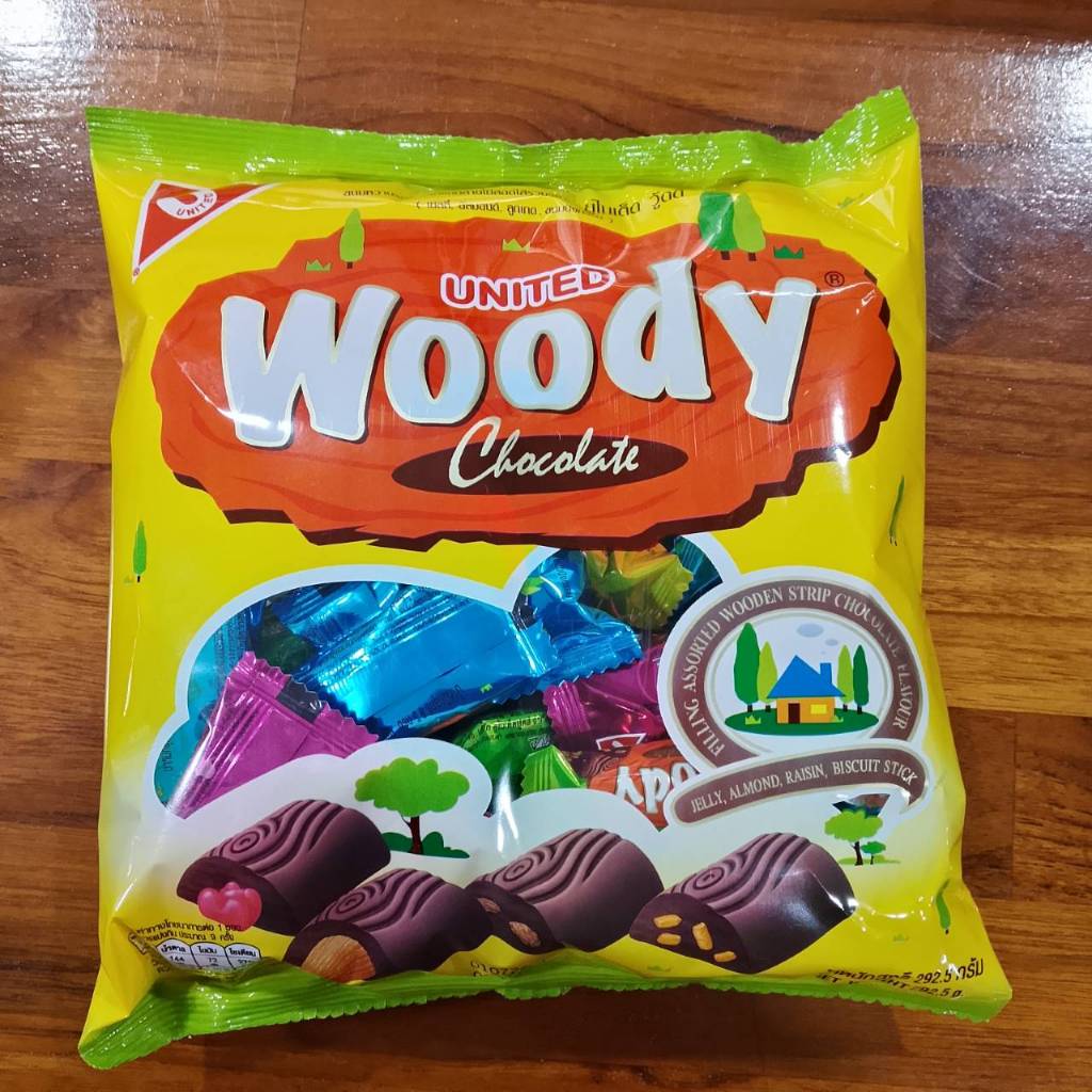 ช็อกโกแลตลายไม้ United Woody (ยูไนเต็ด วู้ดดี้)