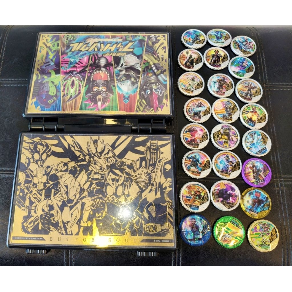 (มือ2)Kamen Rider Buttobasoul Official Medal Holder ชุดที่เก็บ+เหรียญ