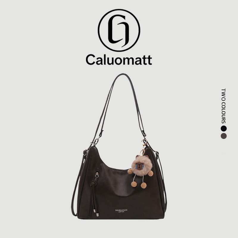 【Caluomatt.TH】กระเป๋าเป้สะพายหลังผู้หญิง ใบใหญ่ สไตล์เกาหลี จุของได้เยอะ ลำลอง แฟชั่น พร้อมพวงกุญแจตุ๊กตาน่ารัก