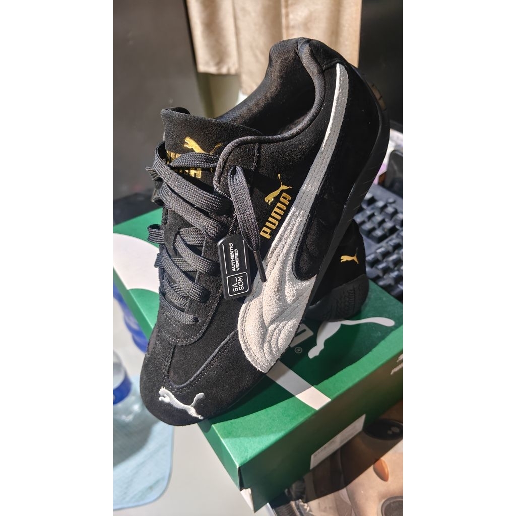 รองเท้า Puma Speedcat OG Black White ของแท้ตรวจสอบจาก SASOM เบอร์9 ไซส์ 42