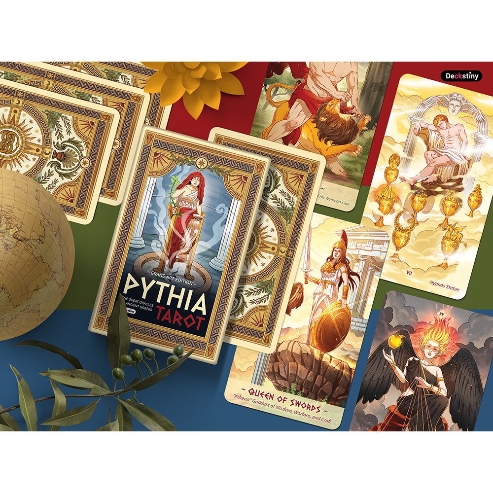 Pythia Tarot, the Great Oracle of Greeks (Grand Art Edition) (ไพ่ทำนาย พิเธีย ทาโรต์ แกรนด์ อาร์ต) (ไพ่แท้ 100%)