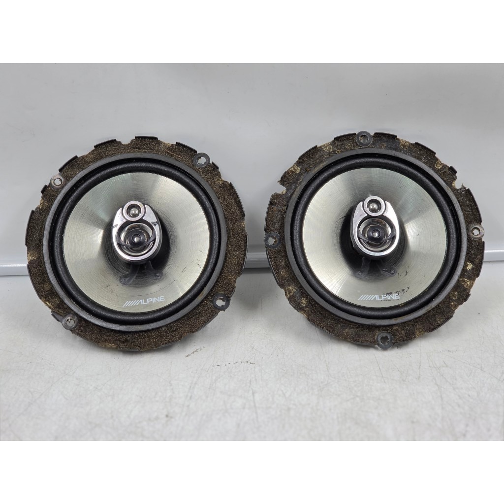 BL250 ดอกลำโพงรถยนต์ญี่ปุ่นมือสอง 1 คู่ ALPINE STE-164R 30-150W 4 โอห์ม Woofer 4.5 นิ้ว รอยตามรูป