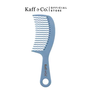Kaff & Co. WAVY TOOTH DETANGLING COMB หวีซี่หยัก (ซิก-เเซก) ช่วยสางผมชี้ฟู ผมหยิก พันกัน