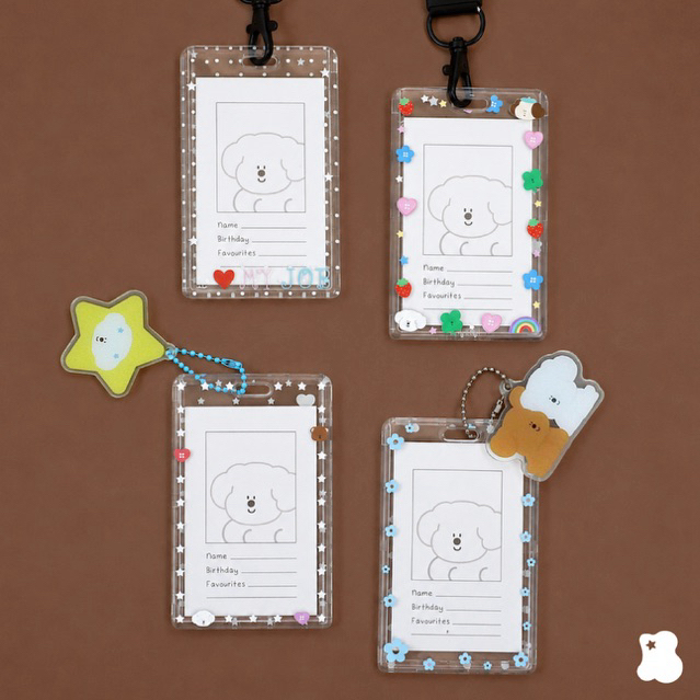Bringhome Card holder Transparent การ์ดใส่บัตรแบบใส