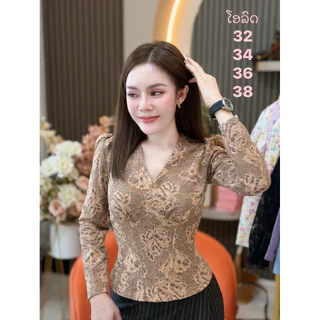 เสื้อไหมลาวเนื้อผ้าฝ้ายเกรดพรีเมี่ยม อัดกาวทุกตัว สินค้าพร้อมส่ง (✅แนะนำให้เผื่อไชส์)