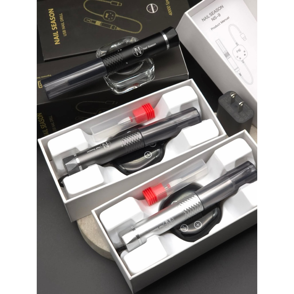 เครื่องเจียร์ Nail Season เทพ 40000 รอบ แบบเสียบสาย
