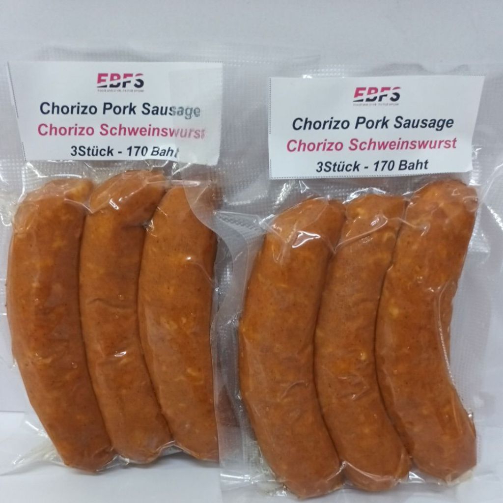 TGM Chorizo 2 × 3 Stück 250 Gramm 2×3 / TGM Chorizo 2 × 3 pieces 250 grams/ไส้กรอกโซริโซ่เผ้ด 2×3 ชิ้น 250 กรัมต่อแพ็ค