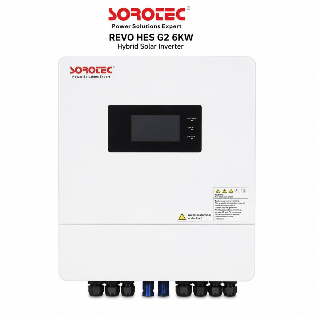 SOROTEC REVO HES G 6KW  HYBRID  SOLAR  INVERTER