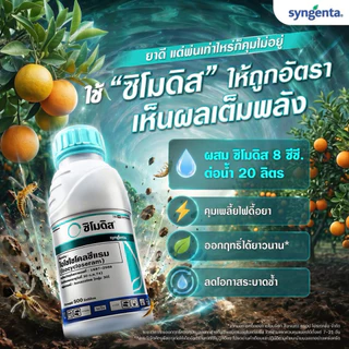 ซิโมดิส ซินเจสทา ขนาด 250ซีซี สารกำจัดแมลงกลุ่มใหม่ ครอบคลุมทุกแมลงในขวดเดียว