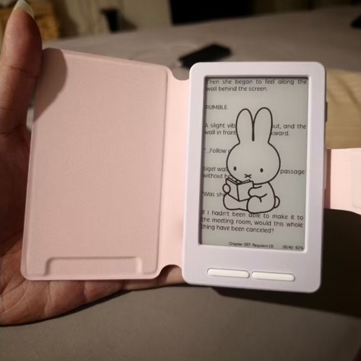 เคสประกบแบบกรอบ​3D สำหรับ​ Xteink​ X3​ คลุมเครื่อง​​สีพาสเทลน่ารัก​