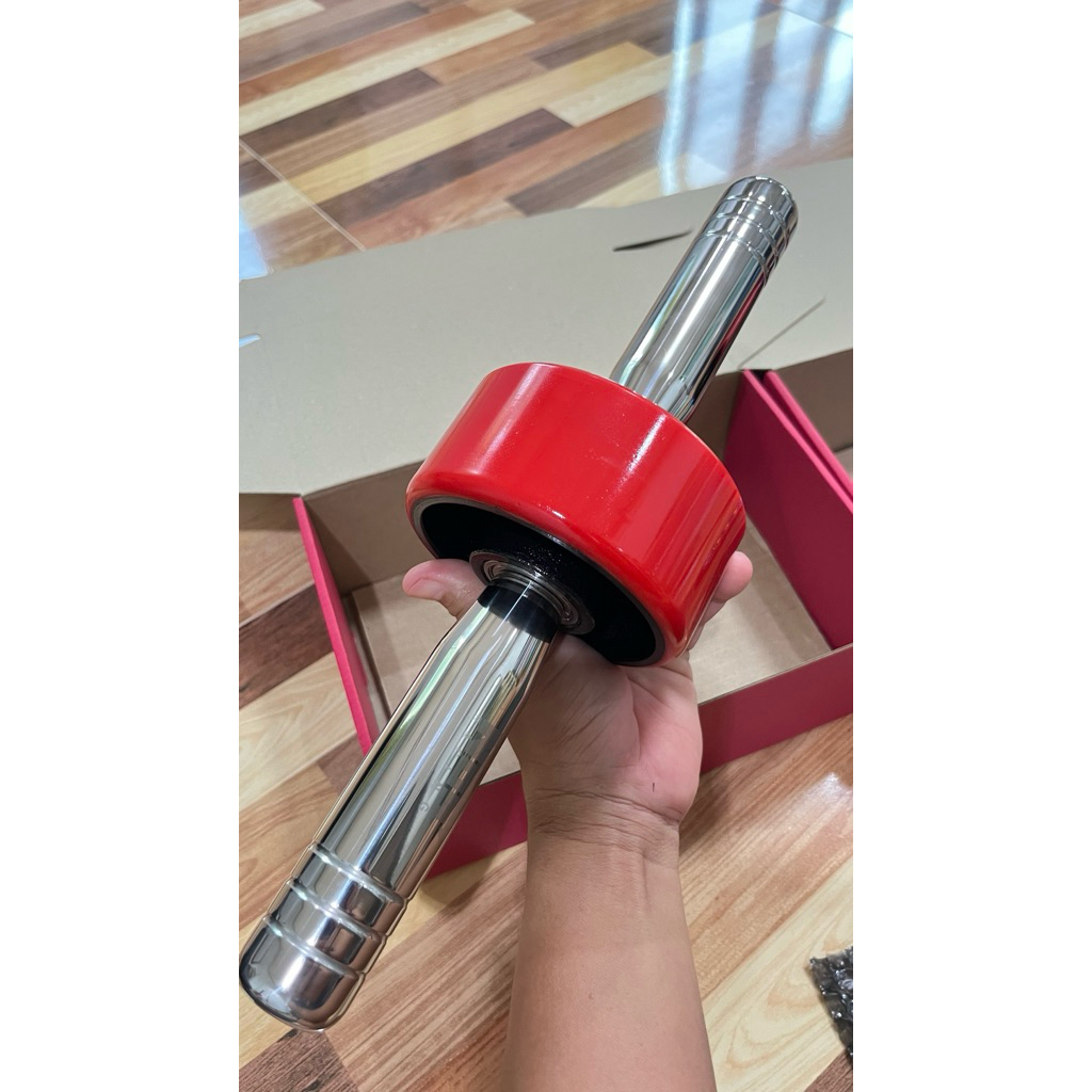ลูกกลิ้งออกกำลังกายไซส์4“x2"(สแตนเลส)