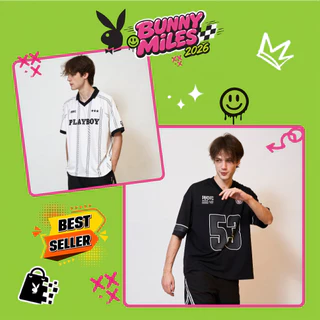 PLAYBOY 06PB BUNNY OF เสื้อ OVERSIZE รุ่น 1UB265PS001BK P1UT265OT003BK P1UT265TP001WH