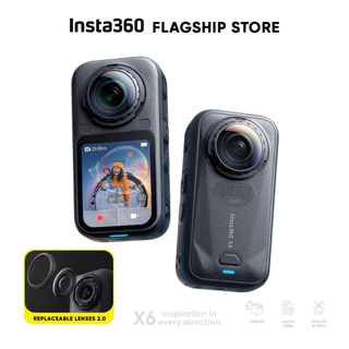 Insta360 X6 กล้อง 360 X5 X4 Air ถ่ายวิดีโอ 8K ภาพชัด กล้องแอคชั่น กันน้ำ ประกัน 1ปี Action Camera