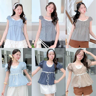 ppitchy.shop 🩷 Vanilla Top - รวมเสื้อแขนตุ๊กตา มากกว่า 10 สี