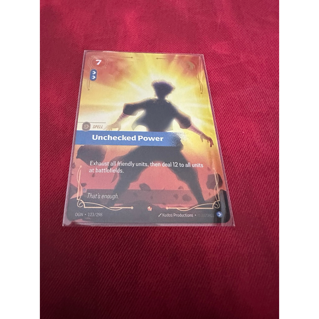 Unchecked Power TCG League of Legends Card Game ระดับ Epic ชุด Origins