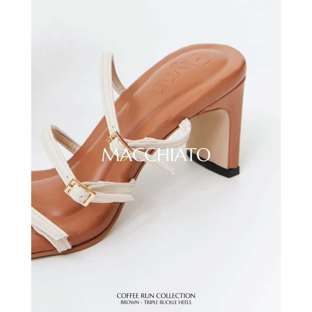 Flynn - Heels in Coffee run collection รองเท้าส้นสูง 2.5 นิ้ว นุ่มมาก