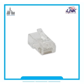 ส่งทันที LINK ใหม่ US-1002AA หัวแลน CAT6 RJ45 MODULAR PLUG (10หัว/PACK) ตัวผู้ US-1002 US-9106